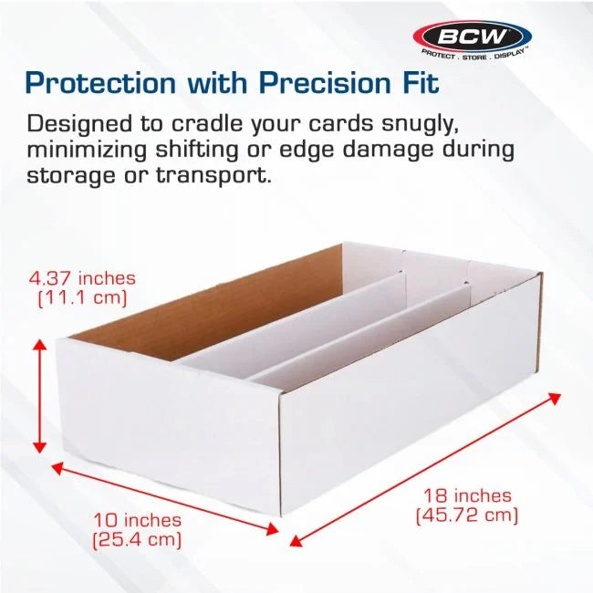 BCW Super Shoe Storage Box w/ Lid