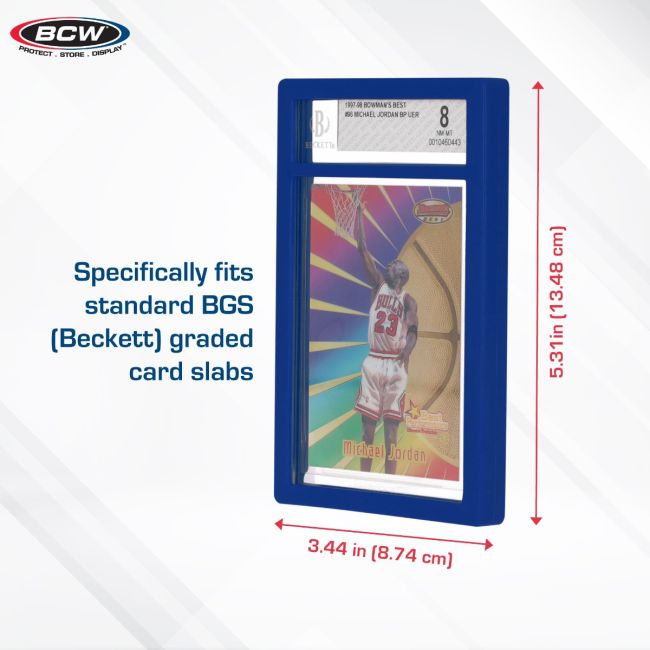BCW BGS Blue Slab Bumper (6 pack)