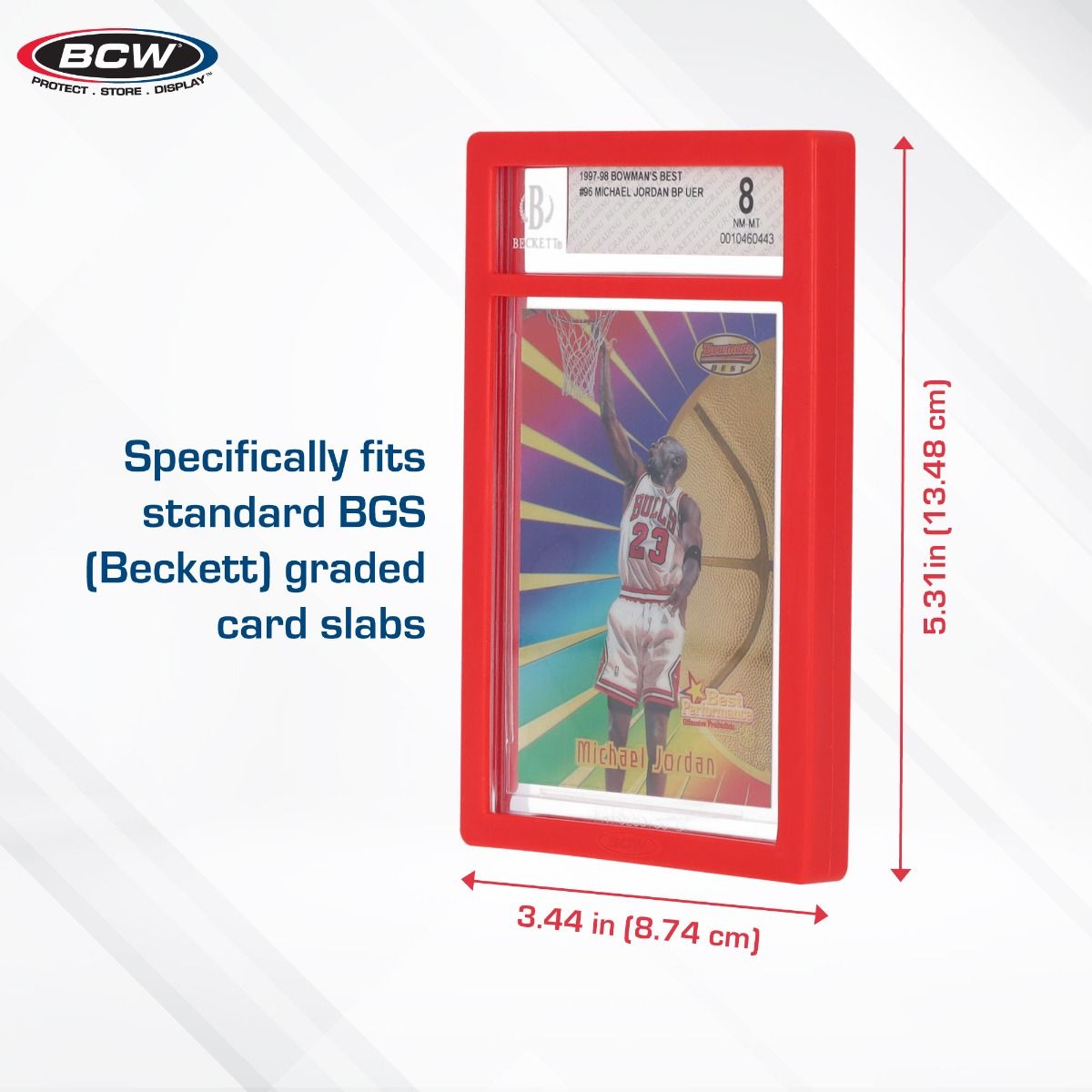 BCW BGS Red Slab Bumper (6 pack)