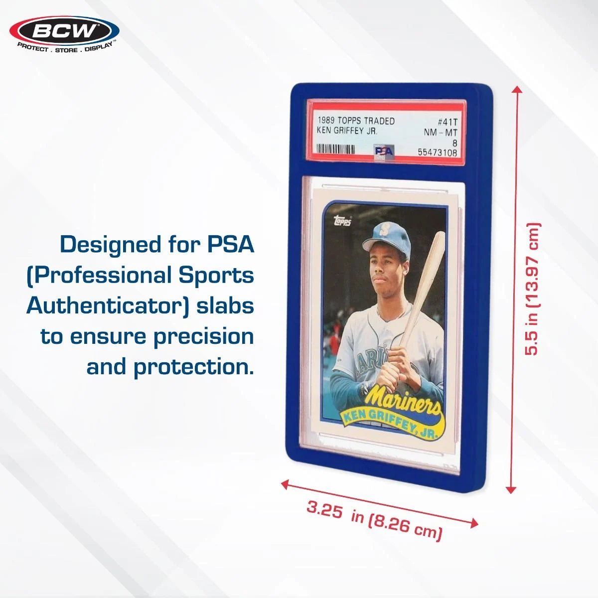 BCW PSA Blue Slab Bumper (6 pack)
