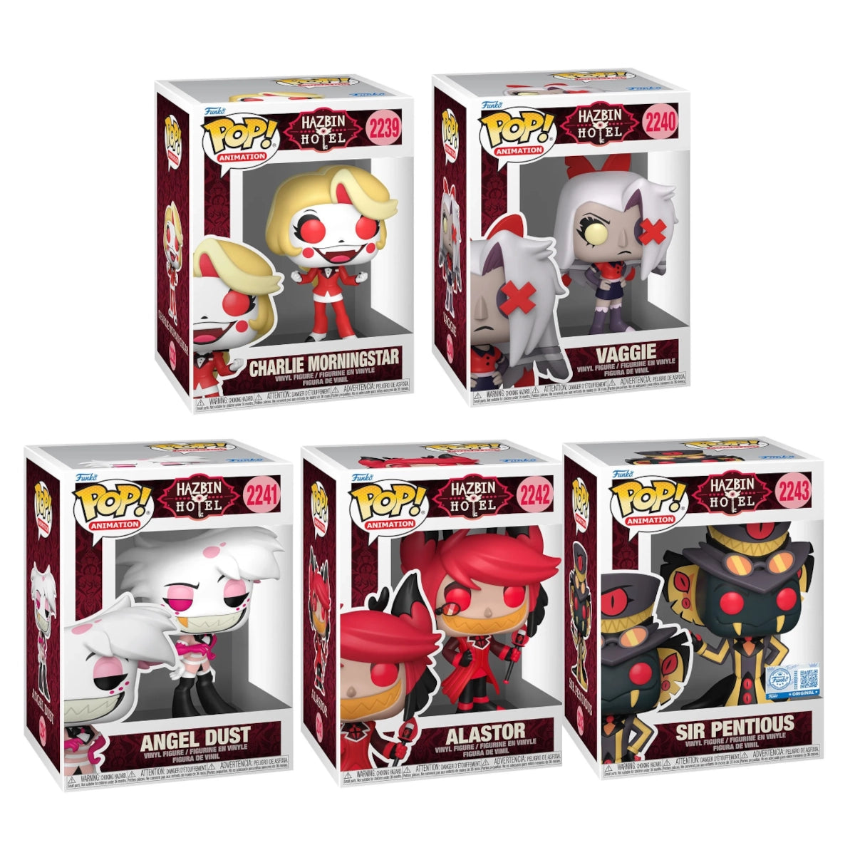 *PRE-ORDER* Funko POP! Hazbin Hotel 5 Piece Bundle