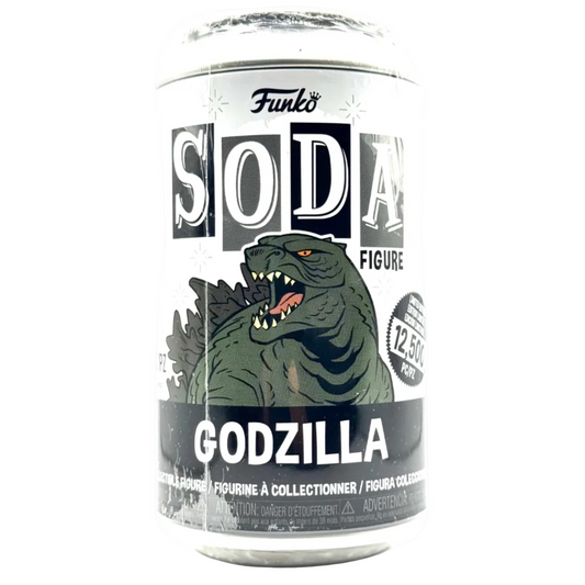 Funko Godzilla soda figure packaging on a white background