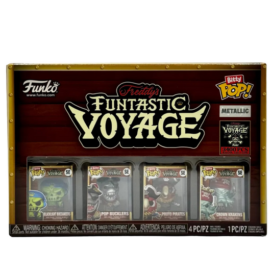 Funko Bitty POP! Metallic Mascots Funtastic Voyage LE 3400pcs 4-pack
