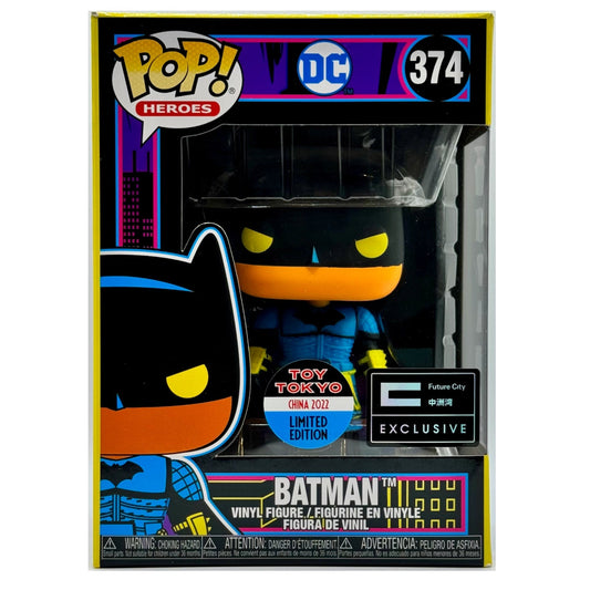 Funko POP! Imperial Batman Toy Tokyo Black-Light Future City Ex #374