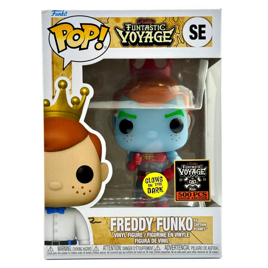 Funko POP! Freddy Funko as Captain Planet GLOW SE 500pcs
