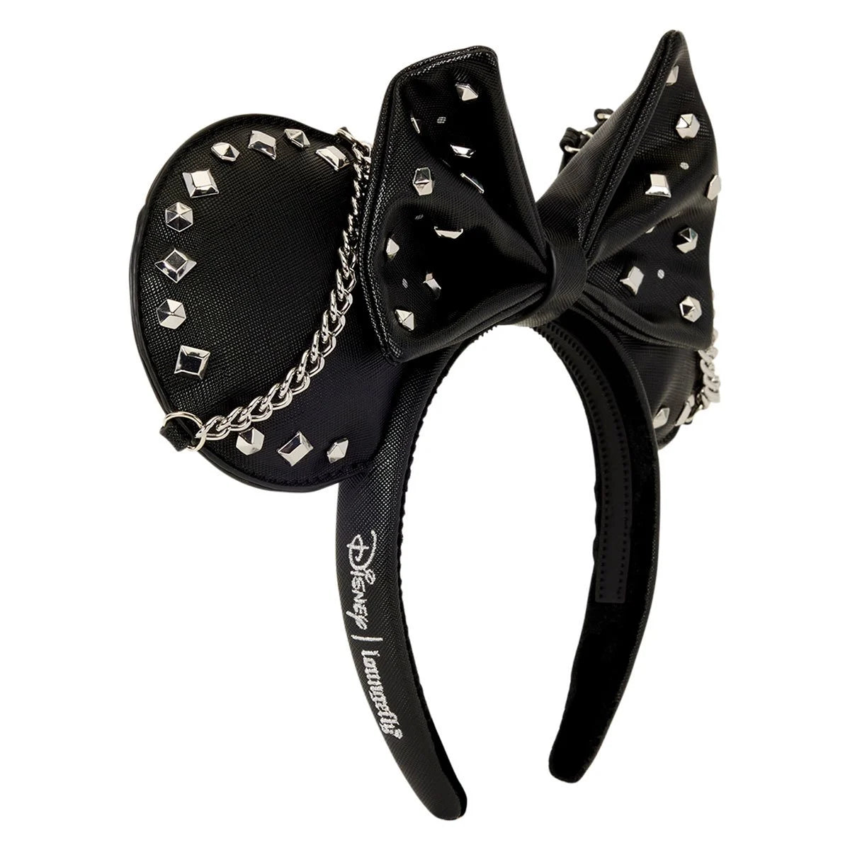 Loungefly Minnie Mouse Studs and Chains Ear Headband