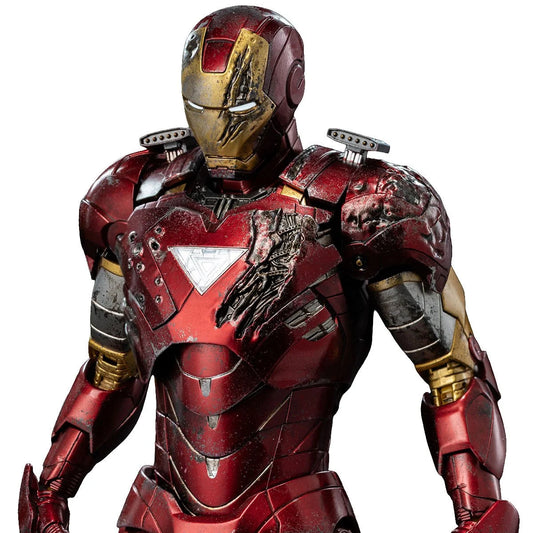 Threezero Infinity Saga Iron Man Mark 6 Battle Damaged DLX Action Figure