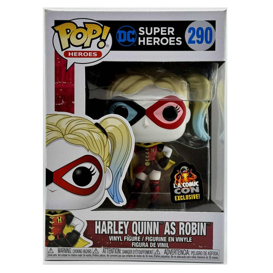 Funko POP! DC Harley Quinn as Robin LACC Exclusive #290 *WYSIWYG*