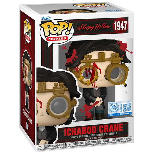 Funko Pop! Movies Ichabod Crane figure packaging on a white background