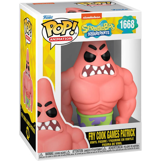 Funko POP! SpongeBob 25th Anniversary Fry Cook Games Patrick Star #1668