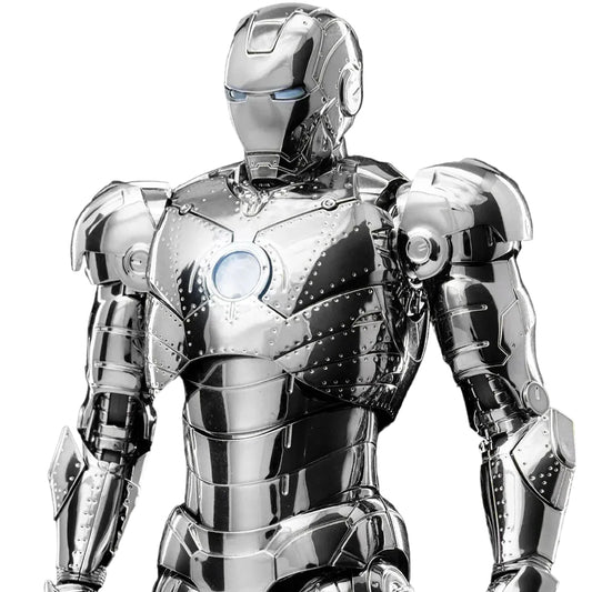 Threezero Infinity Saga Iron Man Mark 2 Chrome Edition DLX Action Figure