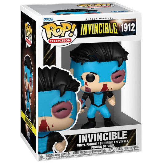 Funko Pop! vinyl figure packaging for 'Invincible' on a white background