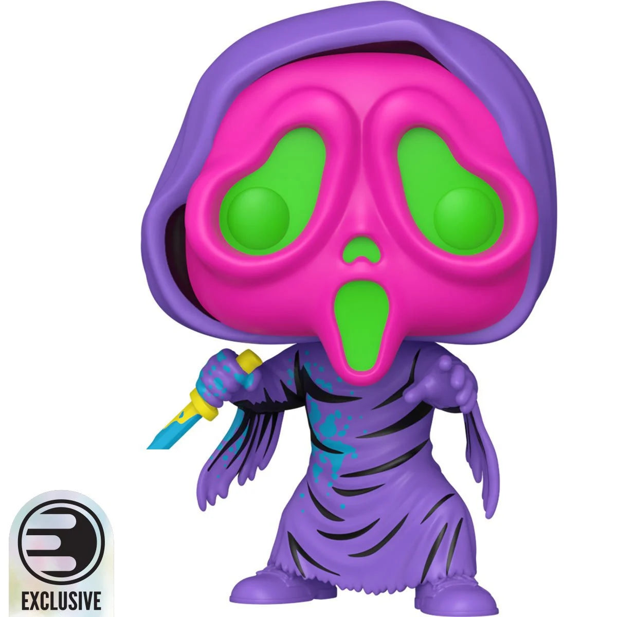 Funko POP! SCREAM Ghost Face Black Light EE Exclusive #1607