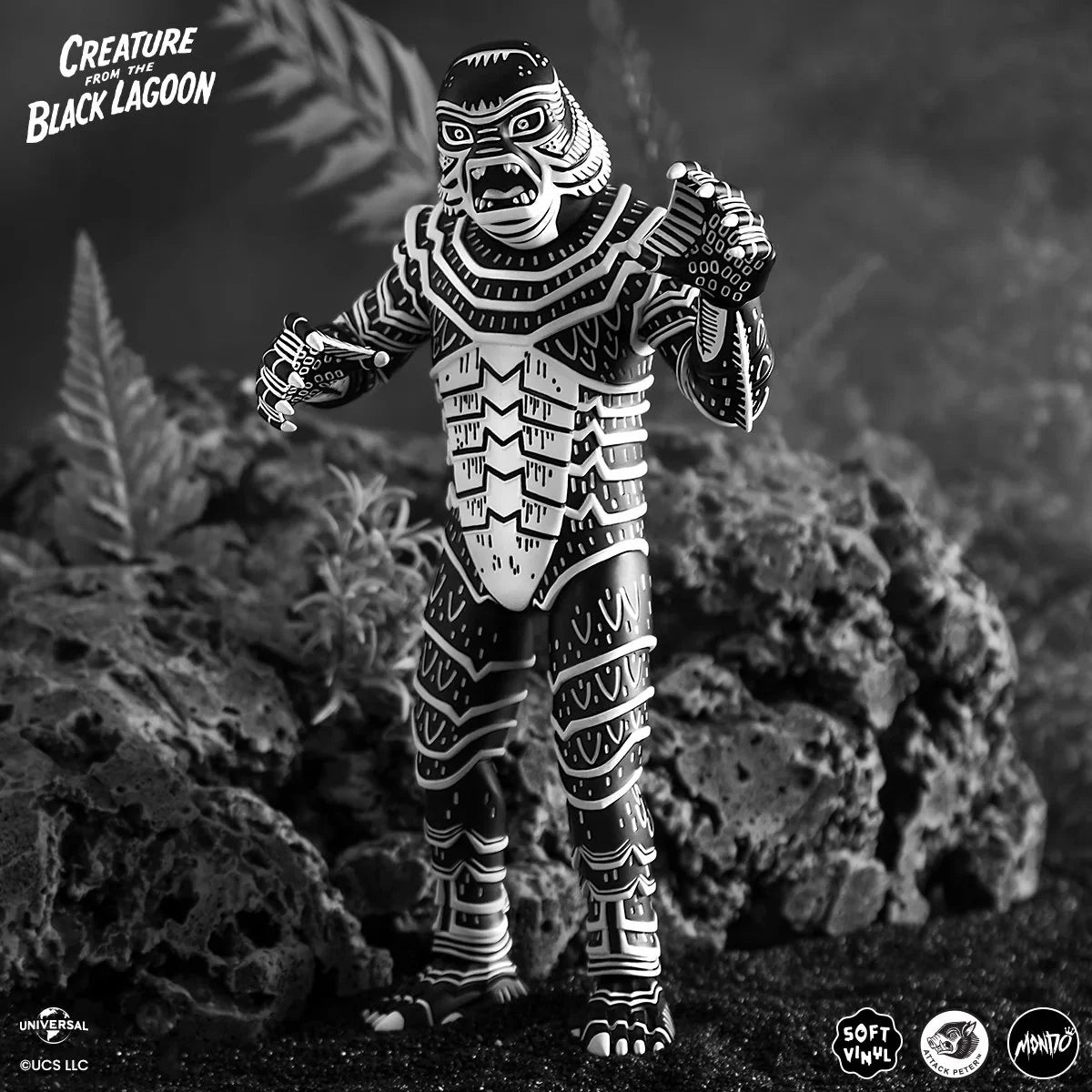 MONDO Creature From The Black Lagoon Attack Peter Linocut Variant
