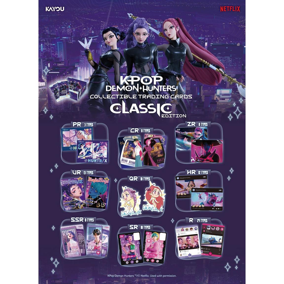 Kayou K-POP Demon Hunters Trading Cards 10-Pack Collector Box