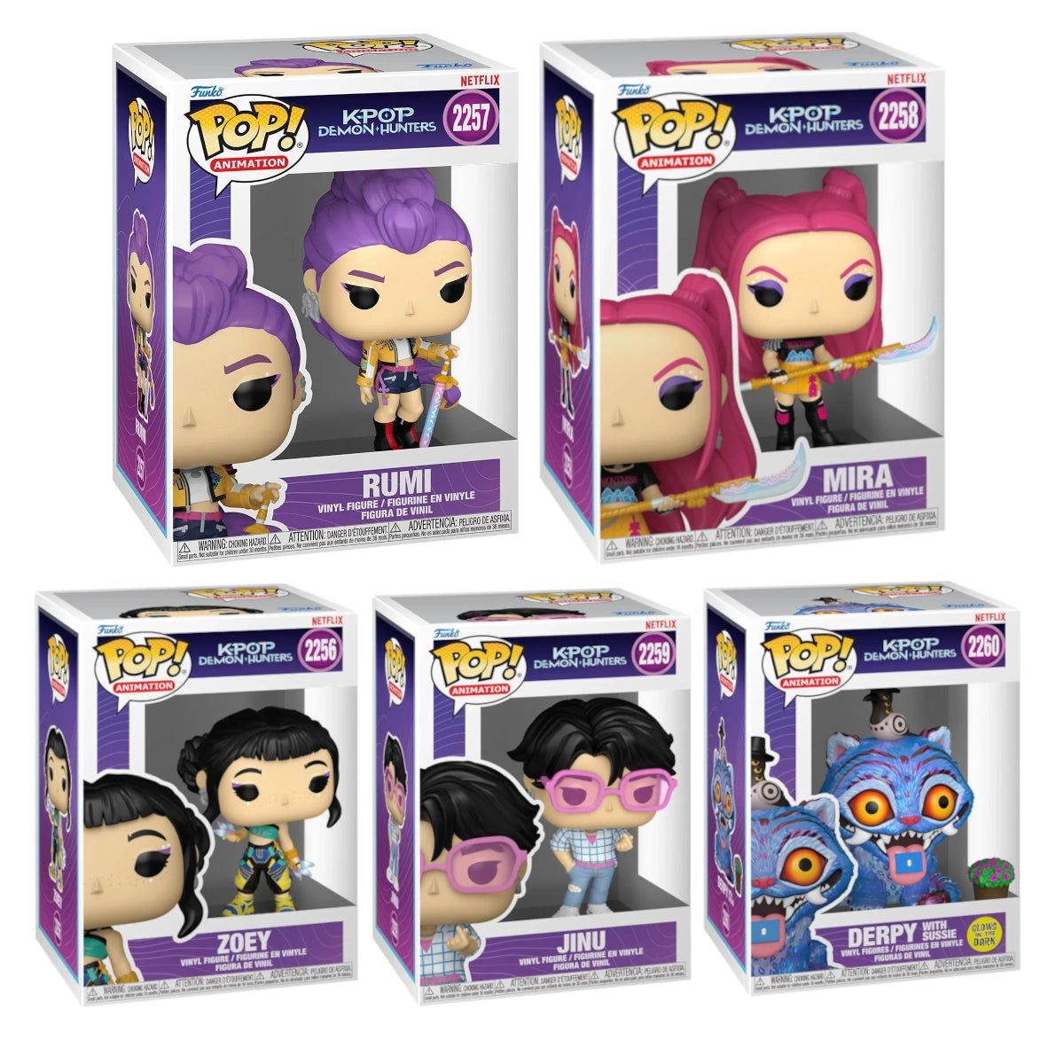 *PRE-ORDER* Funko POP! K-POP Demon Hunters 5 Piece Bundle