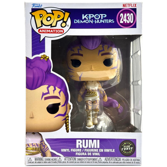 Funko Pop! vinyl figure packaging for Rumi from K/POP Demon Hunters on Netflix