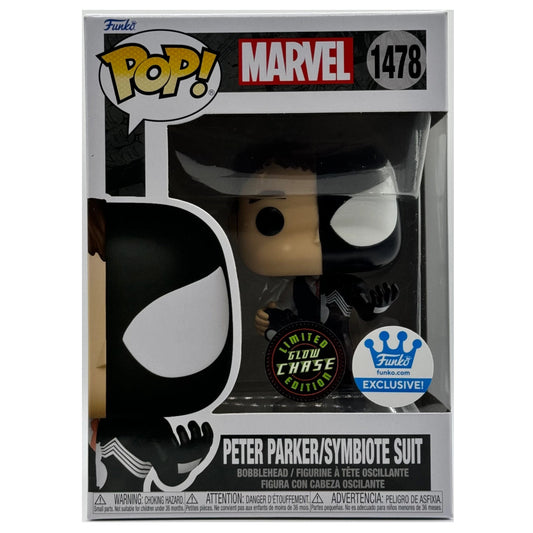 Funko POP! Spider-Man Peter Parker Symbiote Suit Glow CHASE #1478