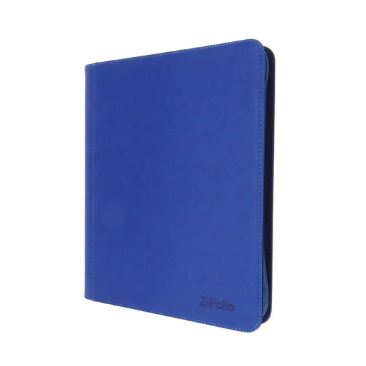 Z-Folio 4-Pocket LX Trading Card Album for Toploaders (Blue)