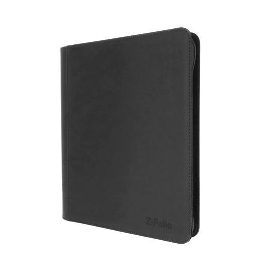 Z-Folio 9-Pocket LX Trading Card Album for Toploaders (Black)