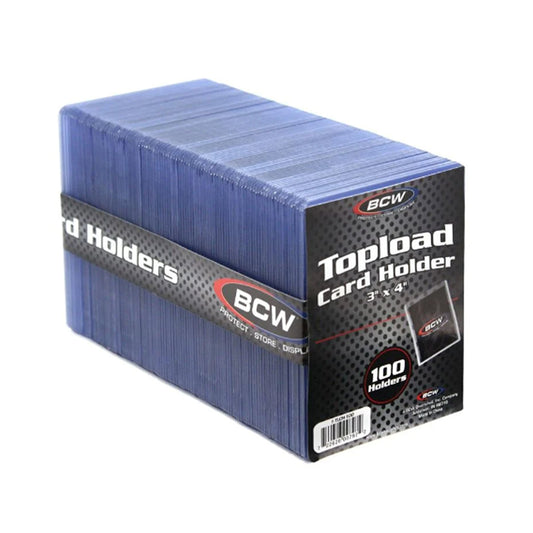 BCW Standard Toploader 100-Pack