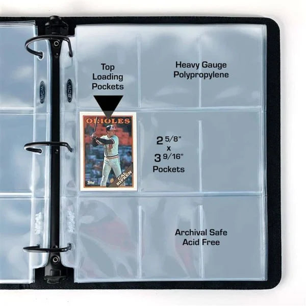 BCW Professional 9-Pocket Page (100ct. Box)