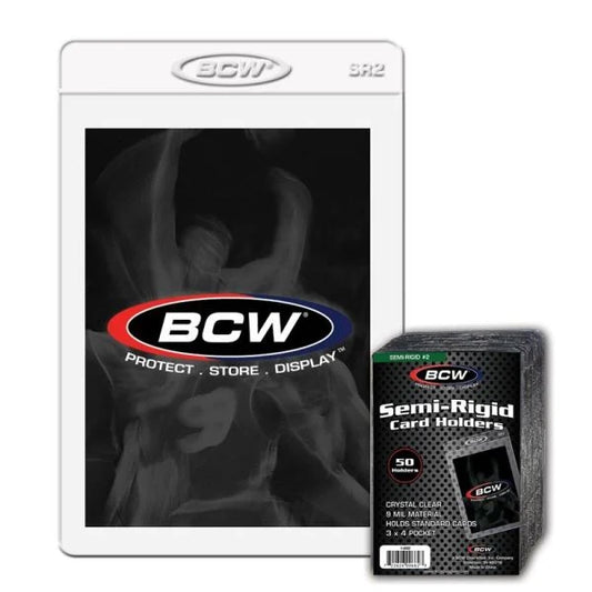 BCW Semi-Rigid Card Holder #2 50-Pack