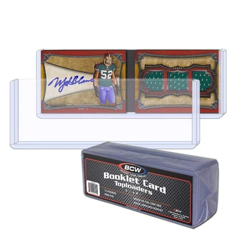 BCW Booklet Card Toploaders 10-Pack