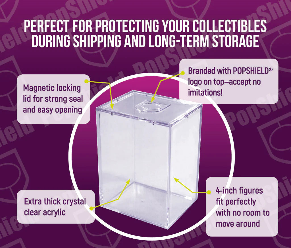 PopShield Armor Hard Stackable Magenetic Case (Single Pack)