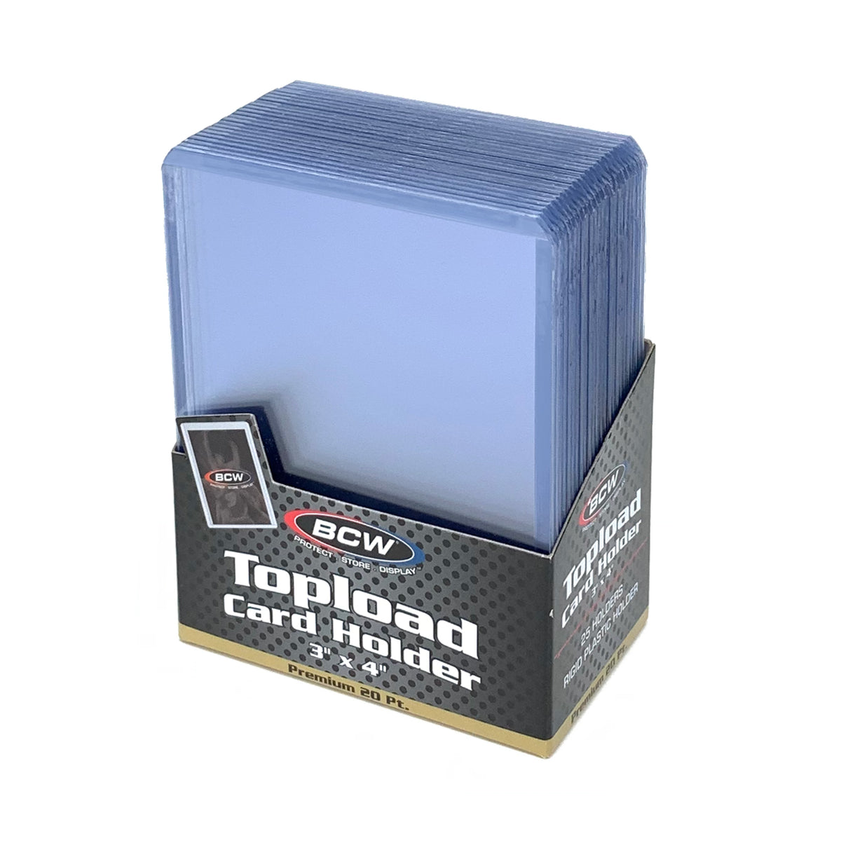 BCW 20pt Premium Toploader 25-Pack