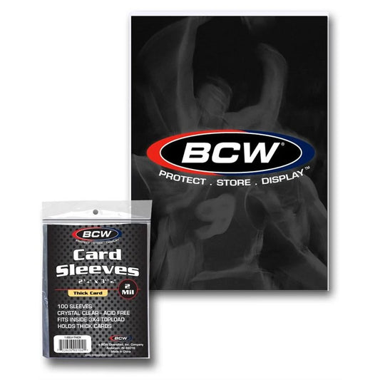 BCW Thick Card Sleeves 100-Pack