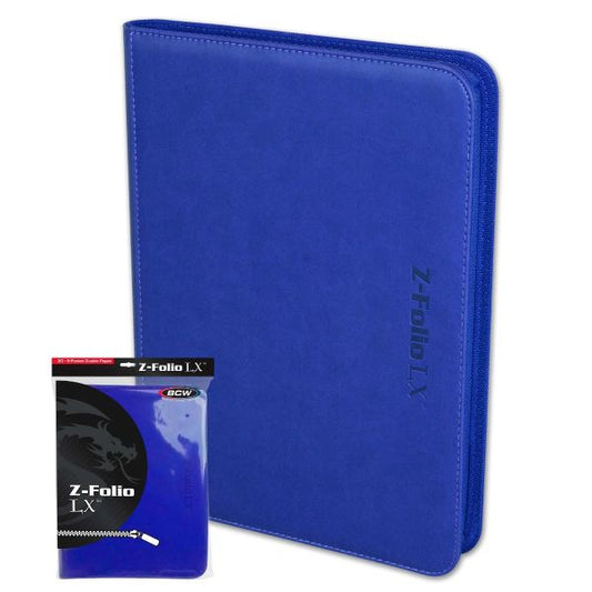 Z-Folio 9-Pocket LX Trading Card Album (Blue)