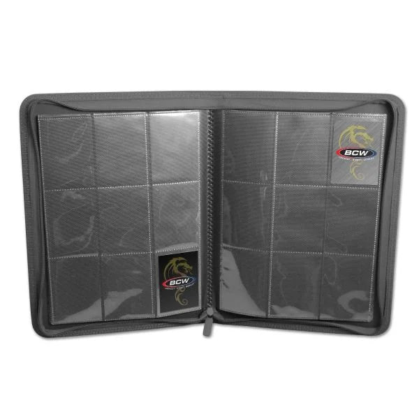 Z-Folio 9-Pocket LX Trading Card Album (Gray)