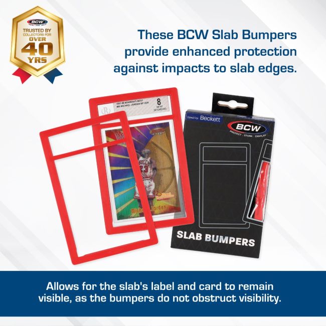BCW BGS Red Slab Bumper (6 pack)