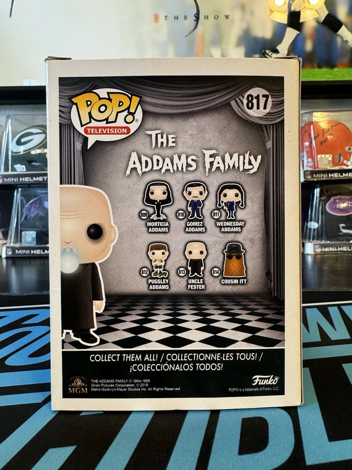 Funko POP! Uncle Fester #817 Signed by Christopher Lloyd JSA Cert