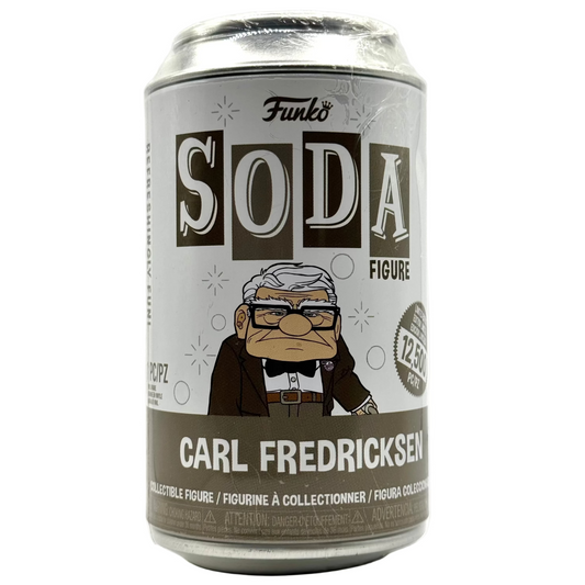 Funko Soda Figure can with Carl Frederickson design on a white background