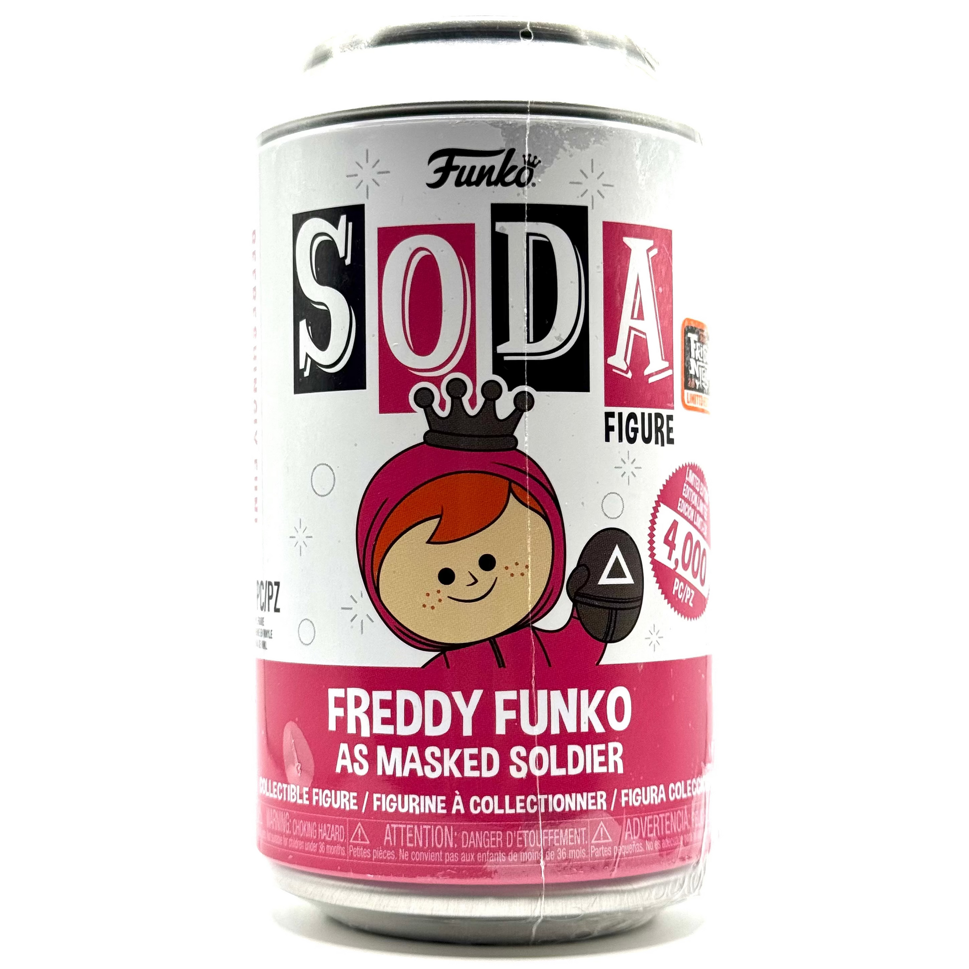 Funko Soda figure packaging with a character design on a white background