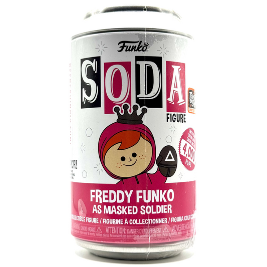 Funko Soda figure packaging with a character design on a white background