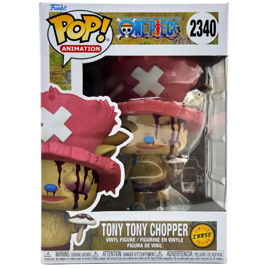 Funko Pop! Animation One Piece Tony Tony Chopper vinyl figure number 2340 in its original window box packaging.