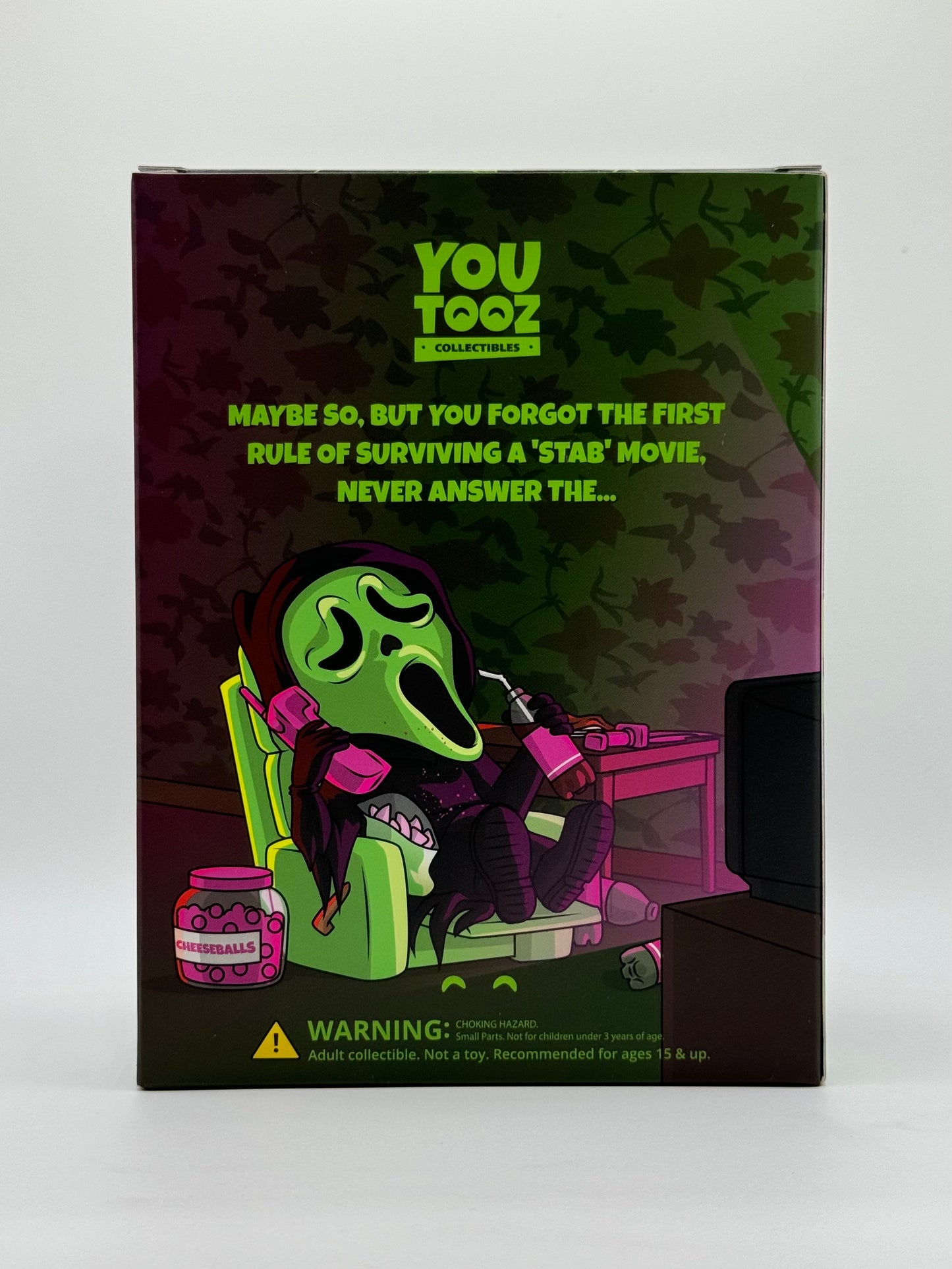 YOUTOOZ SCREAM Ghost-Face Lounging GLOW Con Ex #2 *WYSIWYG*