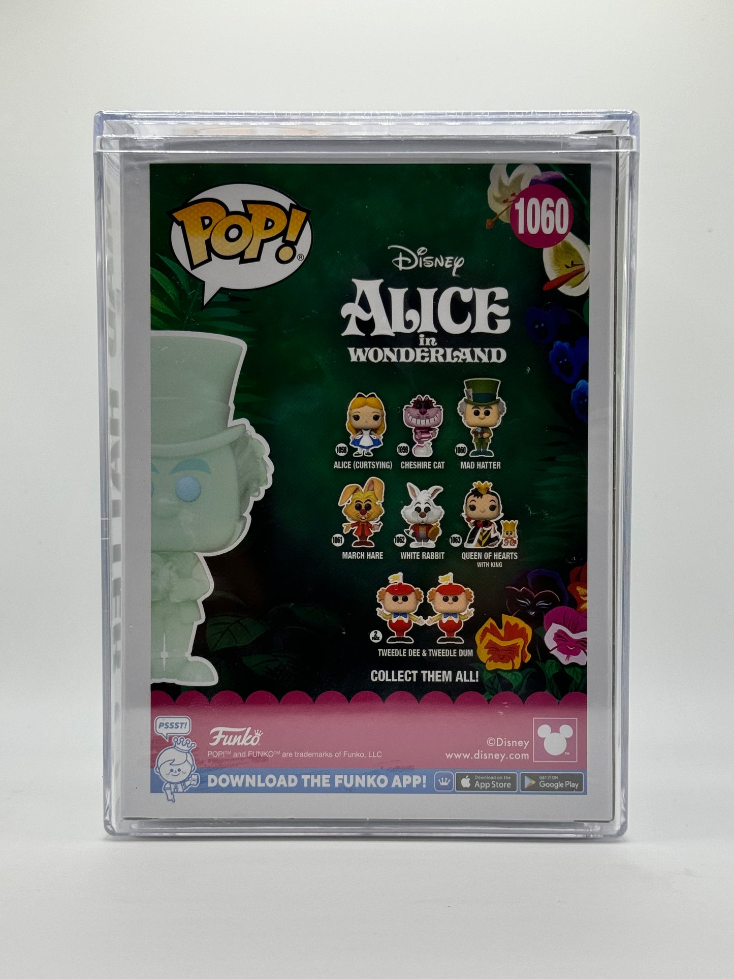 Funko POP! Alice in Wonderland Mad Hatter GLOW LE 5000pcs #1060