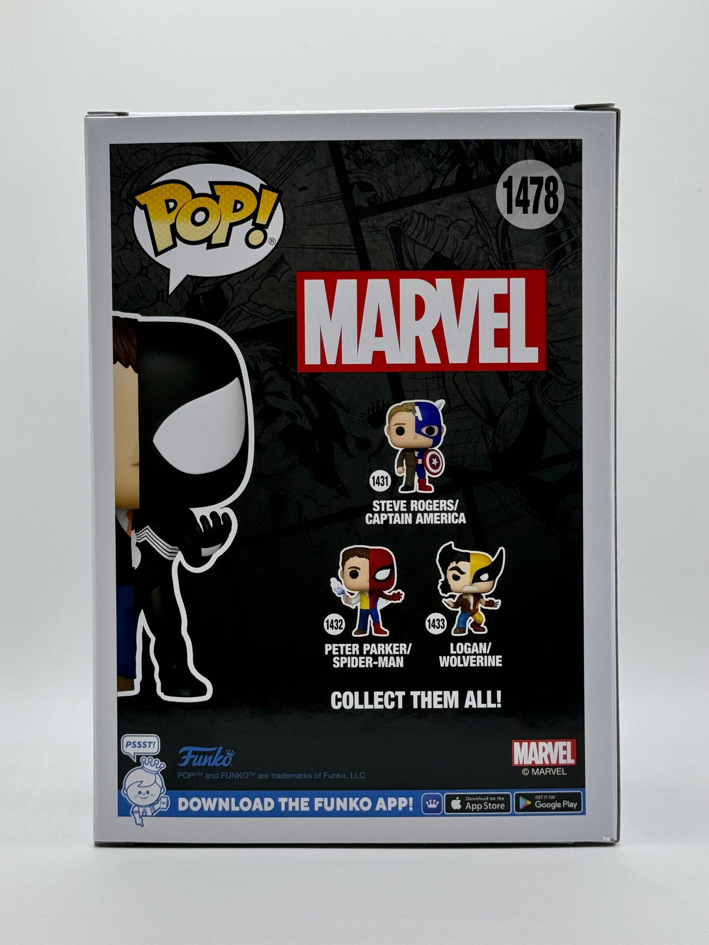 Funko POP! Spider-Man Peter Parker Symbiote Suit Glow CHASE #1478