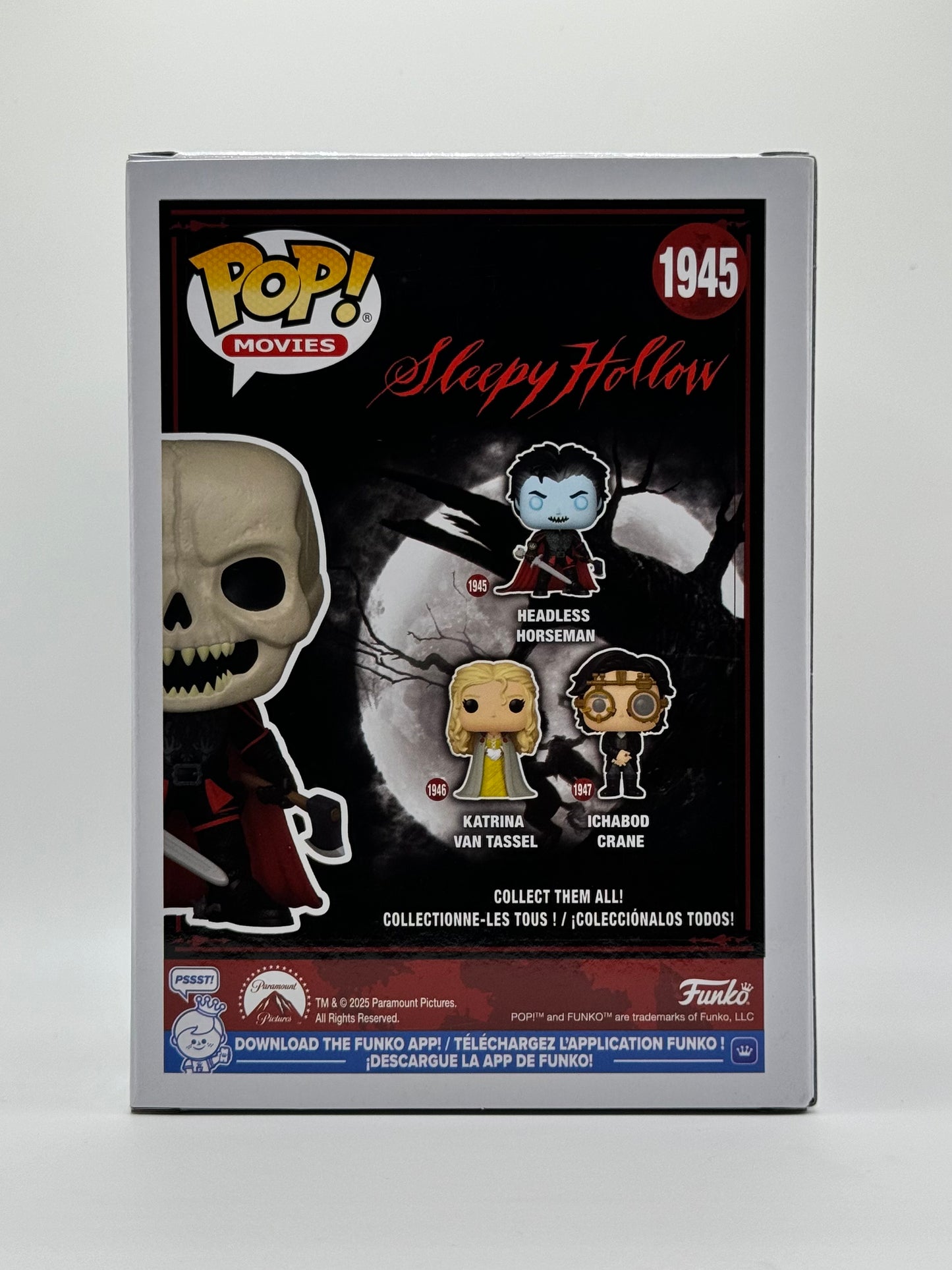 Funko POP! Sleepy Hollow Headless Horseman CHASE LE #1945