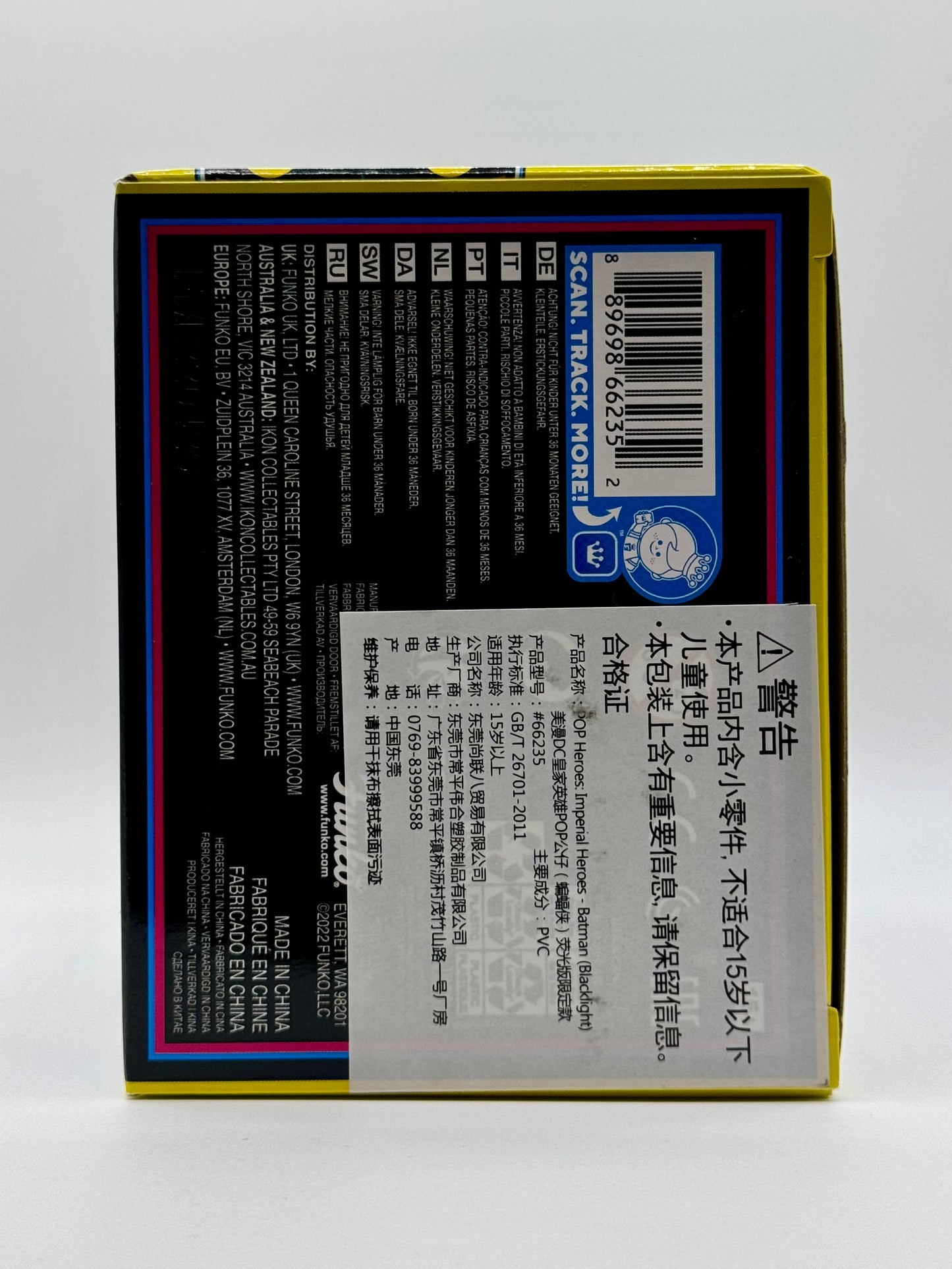 Funko POP! Imperial Batman Toy Tokyo Black-Light Future City Ex #374