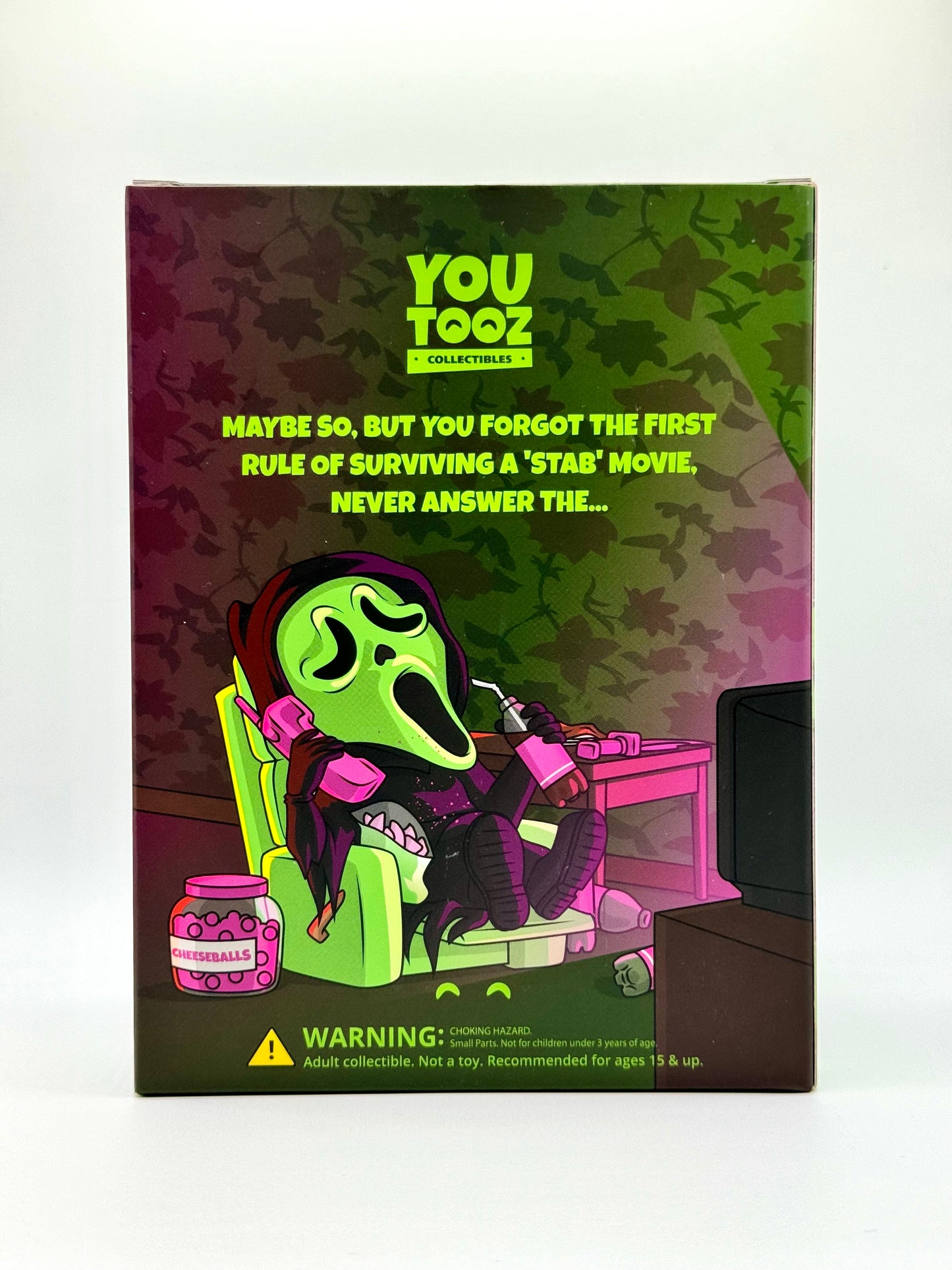 YOUTOOZ SCREAM Ghost Face Lounging GLOW Con Exclusive LE #2