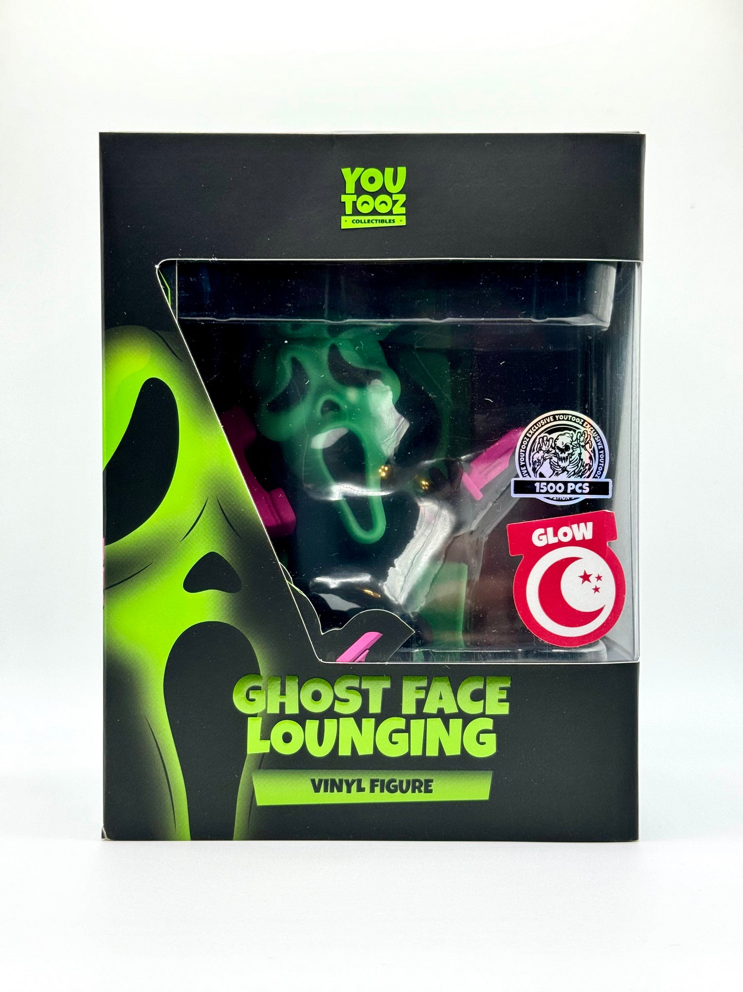 YOUTOOZ SCREAM Ghost Face Lounging GLOW Con Exclusive LE #2