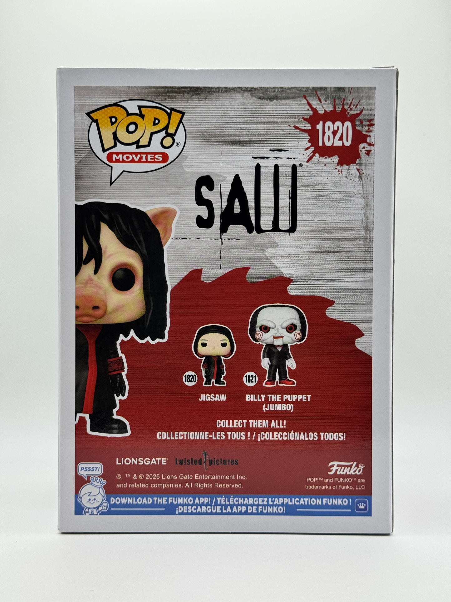 Funko POP! SAW Jigsaw CHASE LE #1820