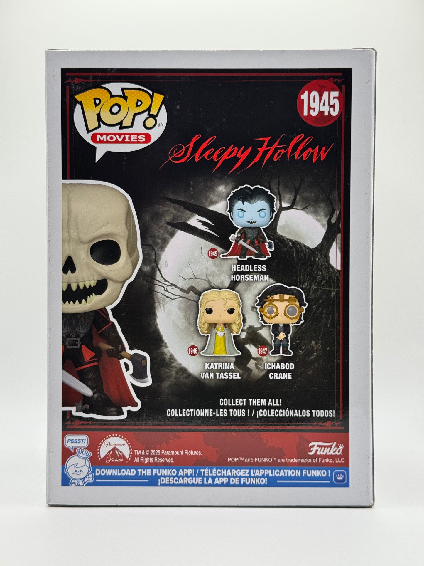 Funko POP! Sleepy Hollow Headless Horseman CHASE LE #1945