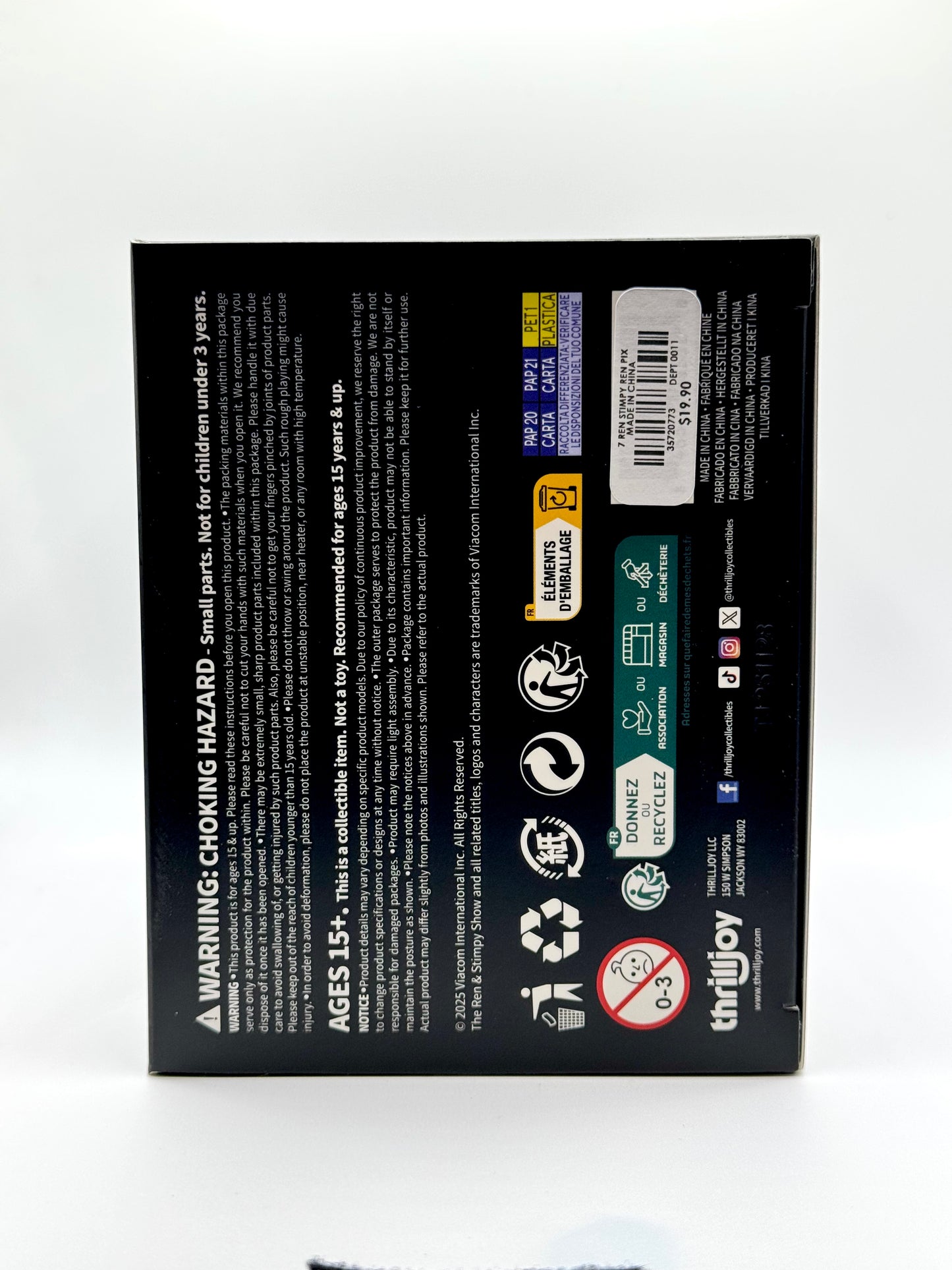 Thrilljoy PIX! Nickelodeon Ren & Stimpy Chase LE