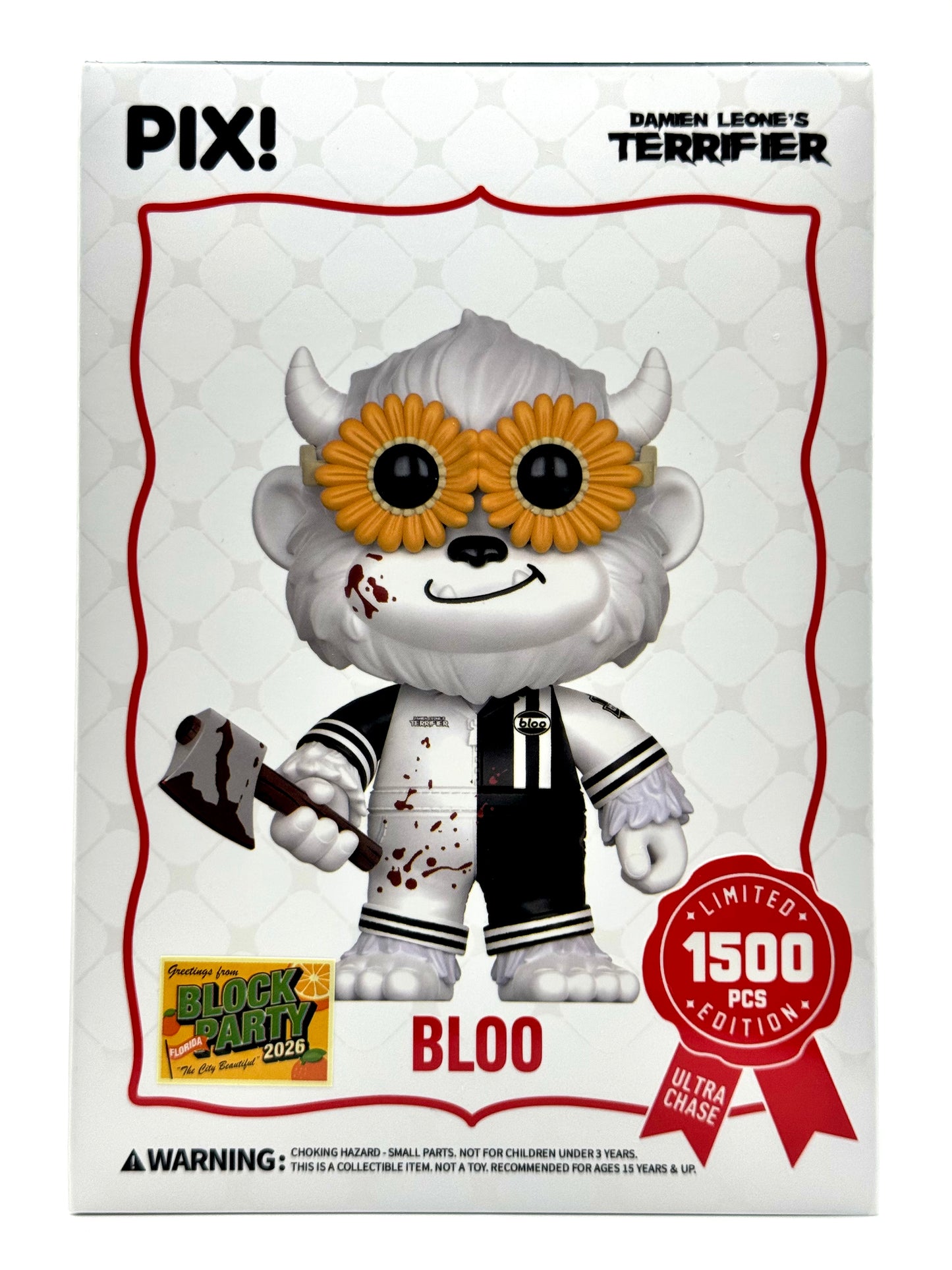 Thrilljoy PIX! Terrifier Bloo as Art the Clown Block Party LE 1500 pcs